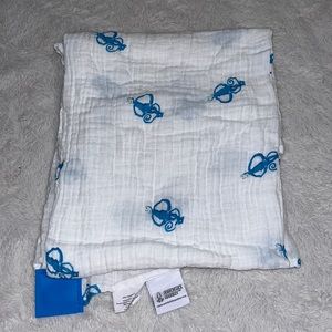 Matchstick monkey swaddle blanket
